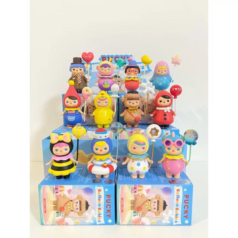 PUCKY Balloon Babies Series Whole Set Opened