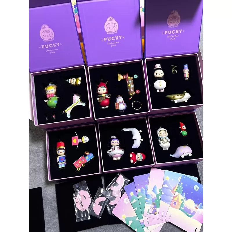 PUCKY Christmas Music Parade Series Whole Set Opened