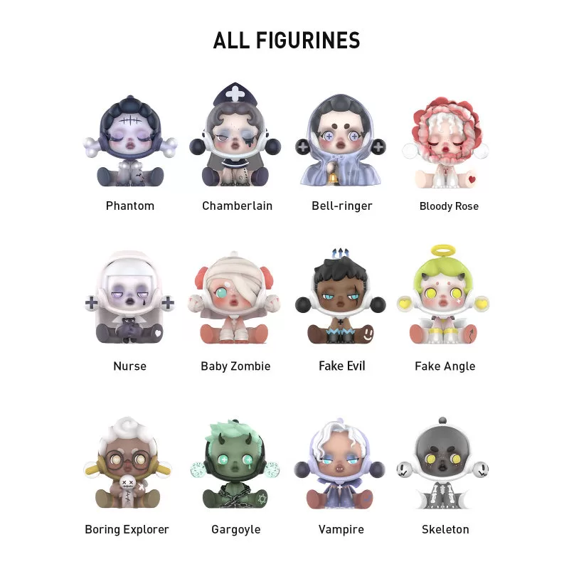 Skullpanda Ancient Castle Series Whole Set Opened