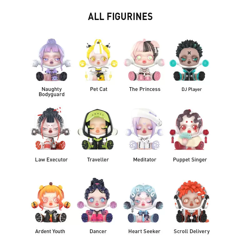 Skullpanda City of Night Series Whole Set Opened