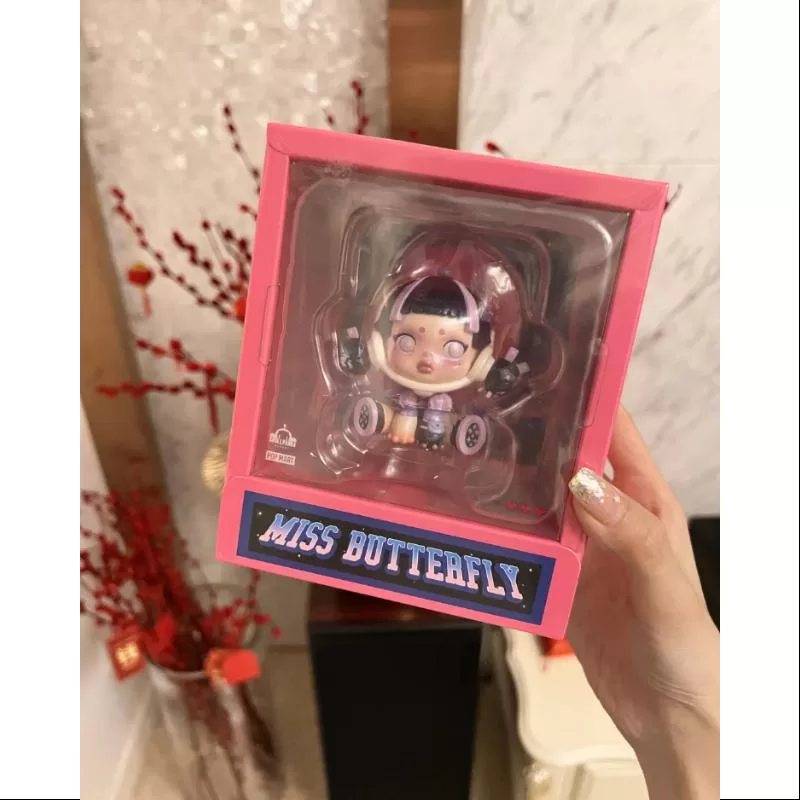 Skullpanda MISS BUTTERFLY Art Toy Figurine Limited edition