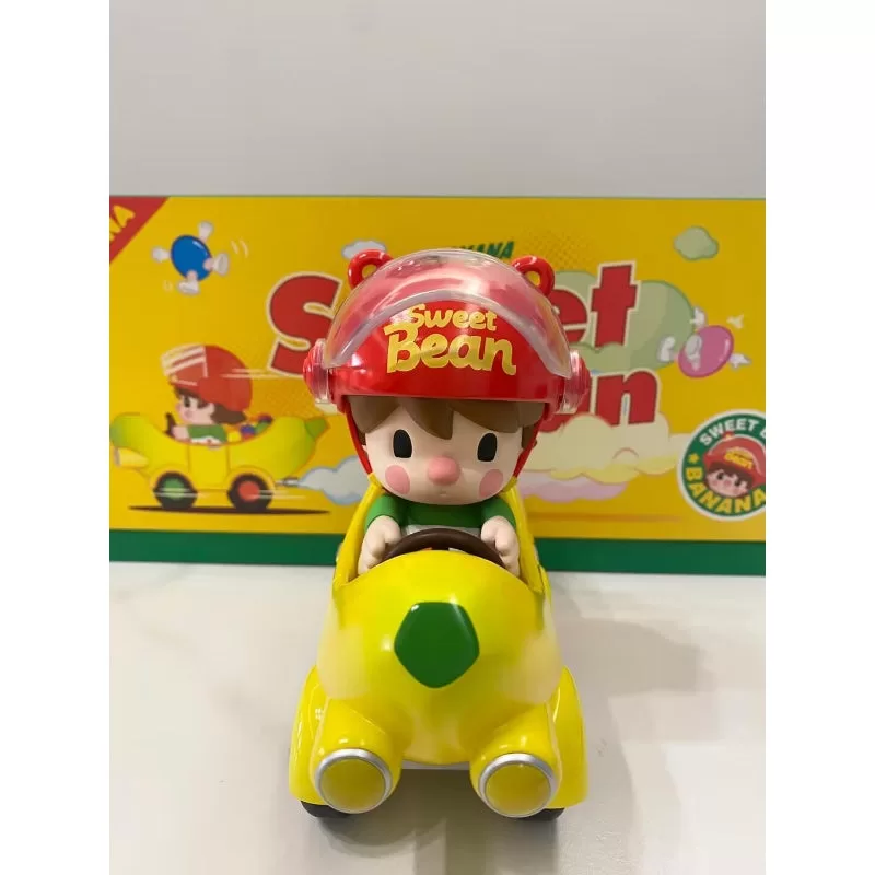 Sweet Bean Banana Chocolate Car Figurine